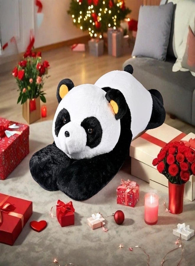 Labauxite Cute Panda Bear Pillow Large Panda Stuffed Animal Plush Toy Soft Hugging Body Pillow for Adults Kids Boys Girls Birthday Gift (23.6 in) - Image 5